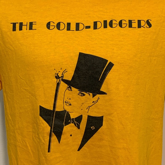 Vintage 90s The Gold-Diggers Single Stitch T-shirt - Picture 2 of 5